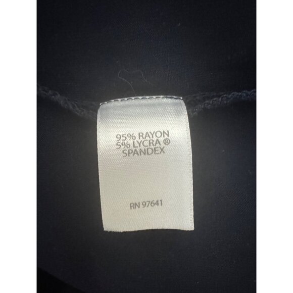 J. Jill Wearever Collection WE Navy Blue Pleated Midi Dress Size 2X 18 20 Plus - Picture 8 of 9